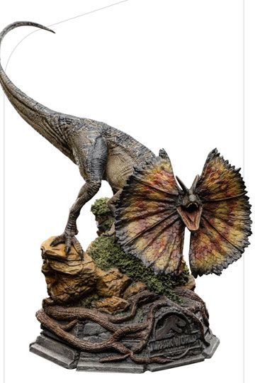 Jurassic World Dominion Art Scale Soška 1/10 Dilophosaurus 13 cm Iron Studios