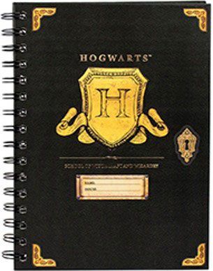 Harry Potter Wiro Poznámkový Blok A5 Bradavice Shield Blue Sky Studios