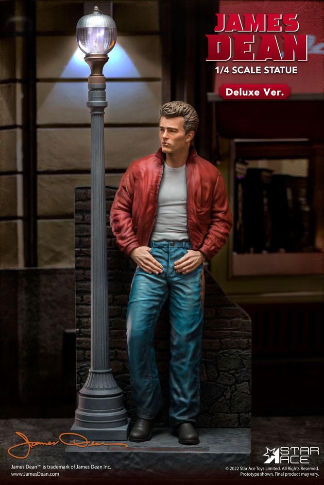 James Dean Superb My Favourite Legend Series Soška 1/4 James Dean (Red jacket) Deluxe Ver. 52 cm Star Ace Toys