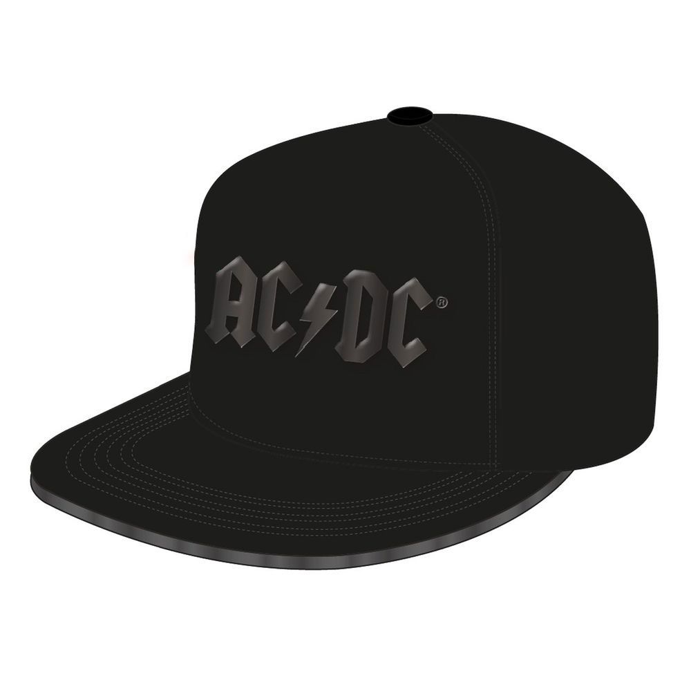 ACDC Snapback Kšiltovka Shiny Black Logo Heroes Inc