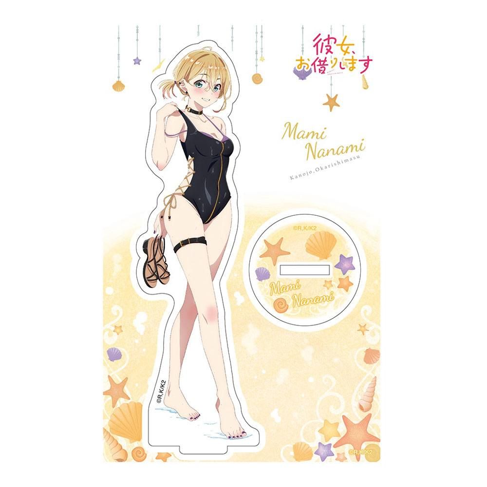 Rent-A-Girlfriend Swimsuit and Girlfriend Acrylic Figure Mami Nanami 14 cm Kadokawa