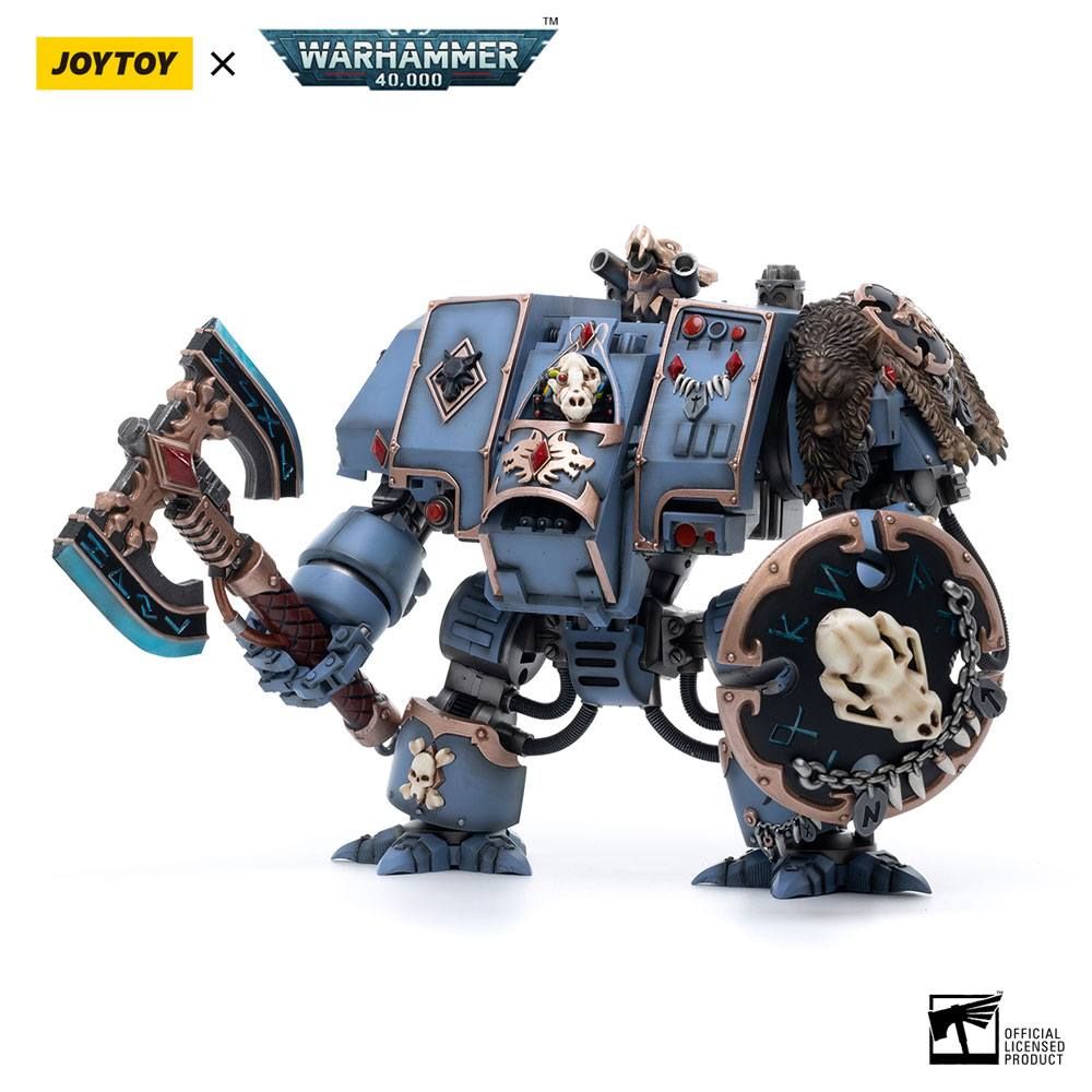 Warhammer 40k Akční Figure 1/18 Space Marines Space Wolves Venerable Dreadnought Brother Hvor 20 cm Joy Toy (CN)