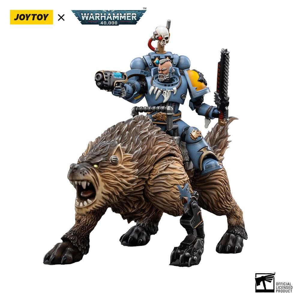 Warhammer 40k Akční Figure 1/18 Space Wolves Thunderwolf Cavalry Bjane Joy Toy (CN)