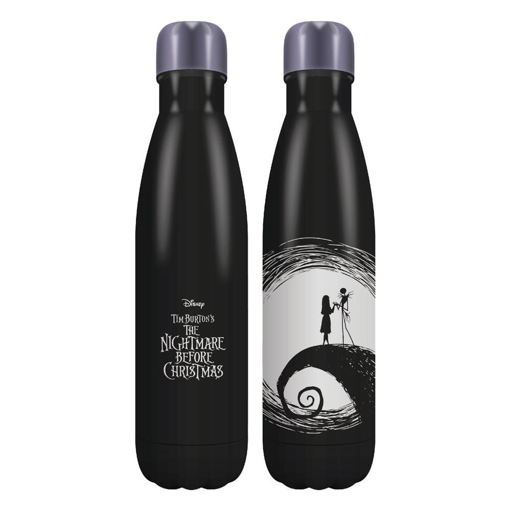 The Nightmare Before Christmas Water Bottle In front of the moon Half Moon Bay