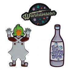Willy Wonka & the Chocolate Factory Pin Odznak Set Limited Edition