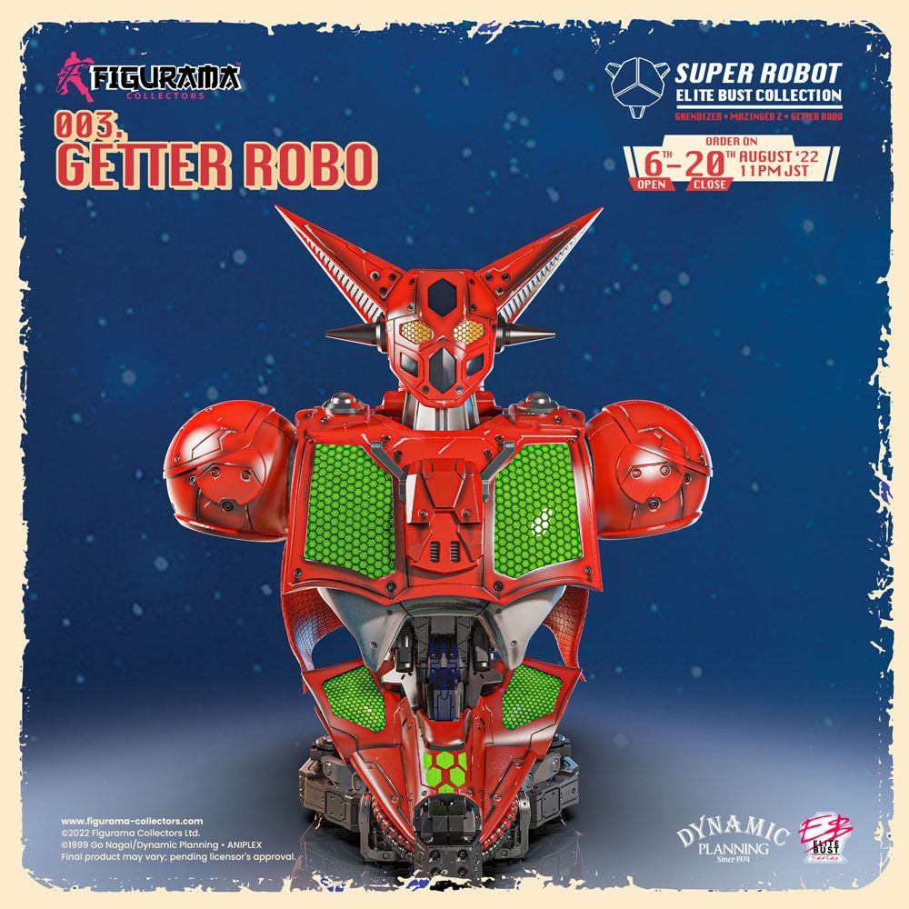 Getter Robo Super Robot Elite Bysta 1/3 Getter Robo 26 cm Figurama Collectors