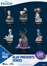 Ledové Království Mini Diorama Stage Sochy 6-pack Olaf Presents 12 cm