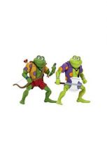 Teenage Mutant Ninja Turtles Akční Figure 2-Pack Genghis & Rasputin Frog 18 cm