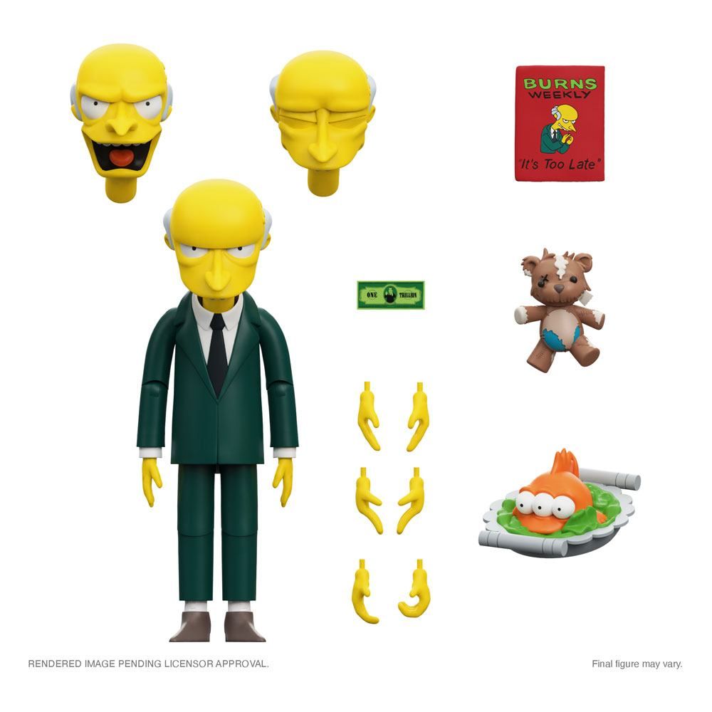 The Simpsonovi Ultimates Akční Figure C. Montgomery Burns 18 cm Super7