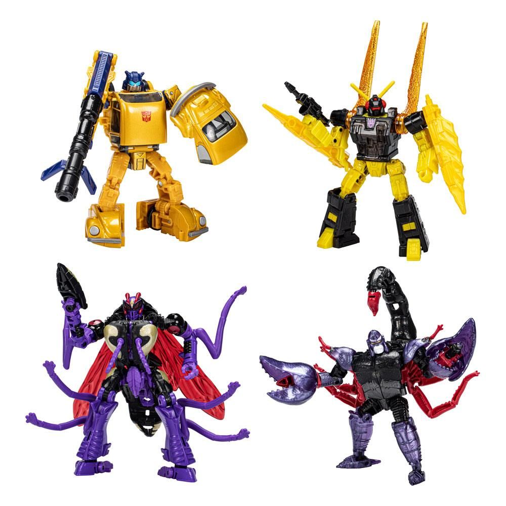 Transformers Generations Legacy Buzzworthy Bumblebee Akční Figure 4-Pack Creatures Collide Hasbro