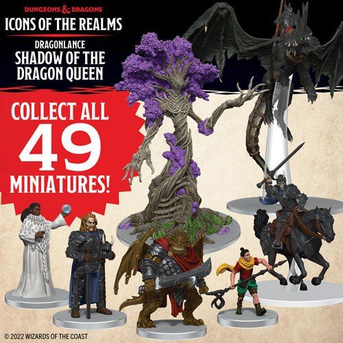 D&D Icons of the Realms: Dragonlance (Set 25) Booster Brick (8) Wizkids