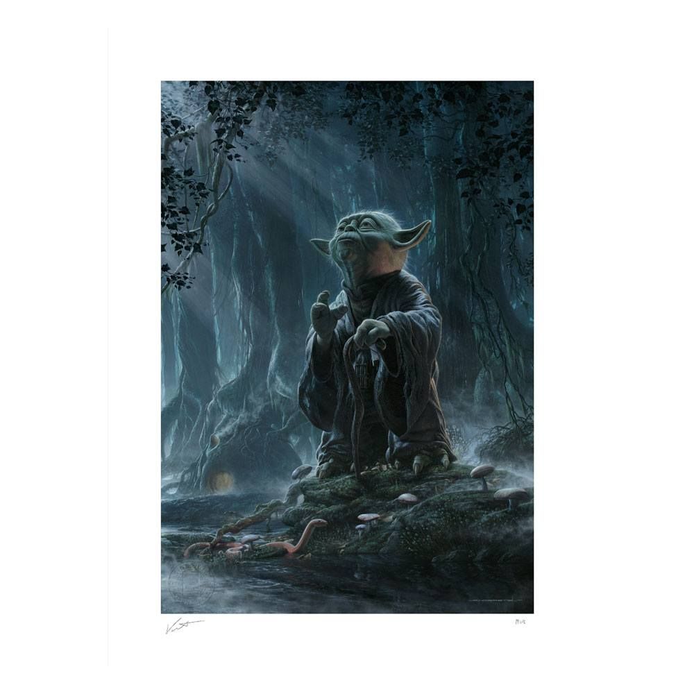 Star Wars Fine Art Print Yoda: Luminous Beings 46 x 61 cm VanderStelt Studio