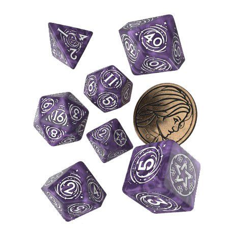 The Witcher Dice Set Yennefer Lilac and Gooseberries (7) Q Workshop