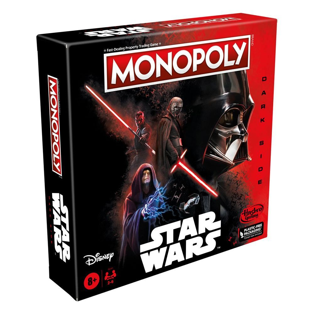 Star Wars Board Game Monopoly Dark Side Edition Anglická Verze Hasbro
