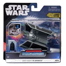 Star Wars Micro Galaxy Squadron Vehicle with Figure Darth Vader`s TIE Advanced 12 cm