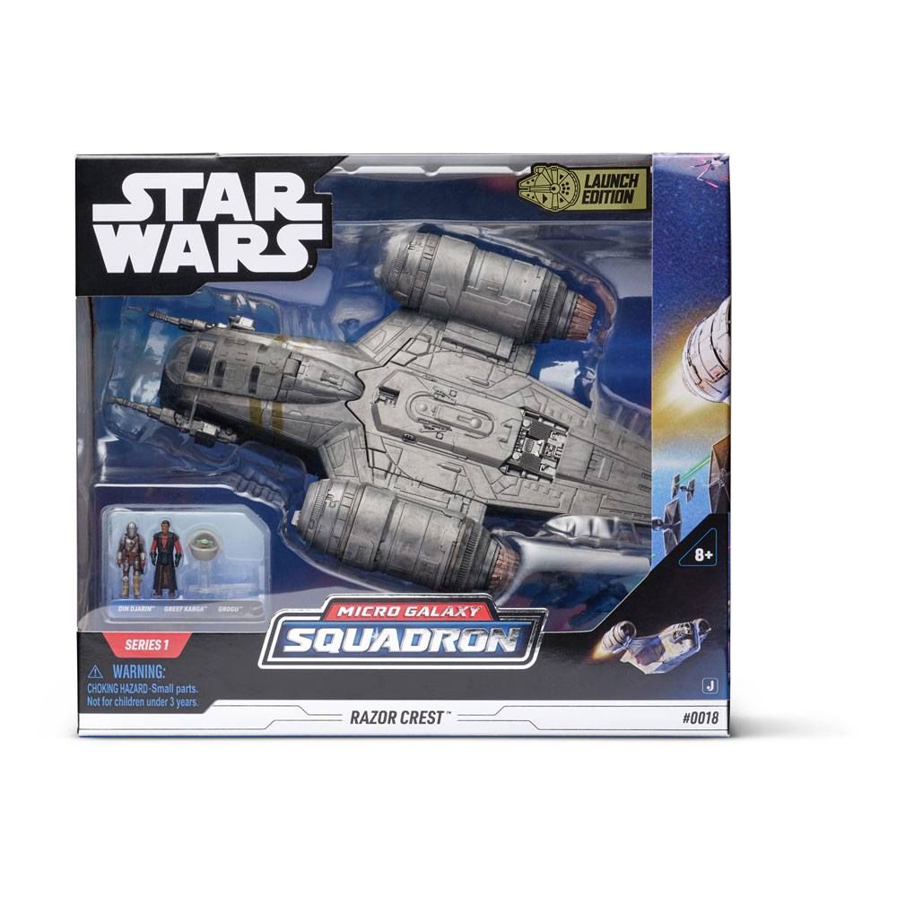Star Wars Micro Galaxy Squadron Vehicle with Figures with Figures Razor Crest 20 cm Jazwares