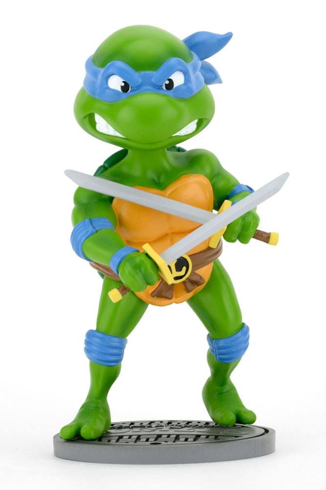 Teenage Mutant Ninja Turtles Head Knocker Bobble-Head Leonardo 17 cm NECA