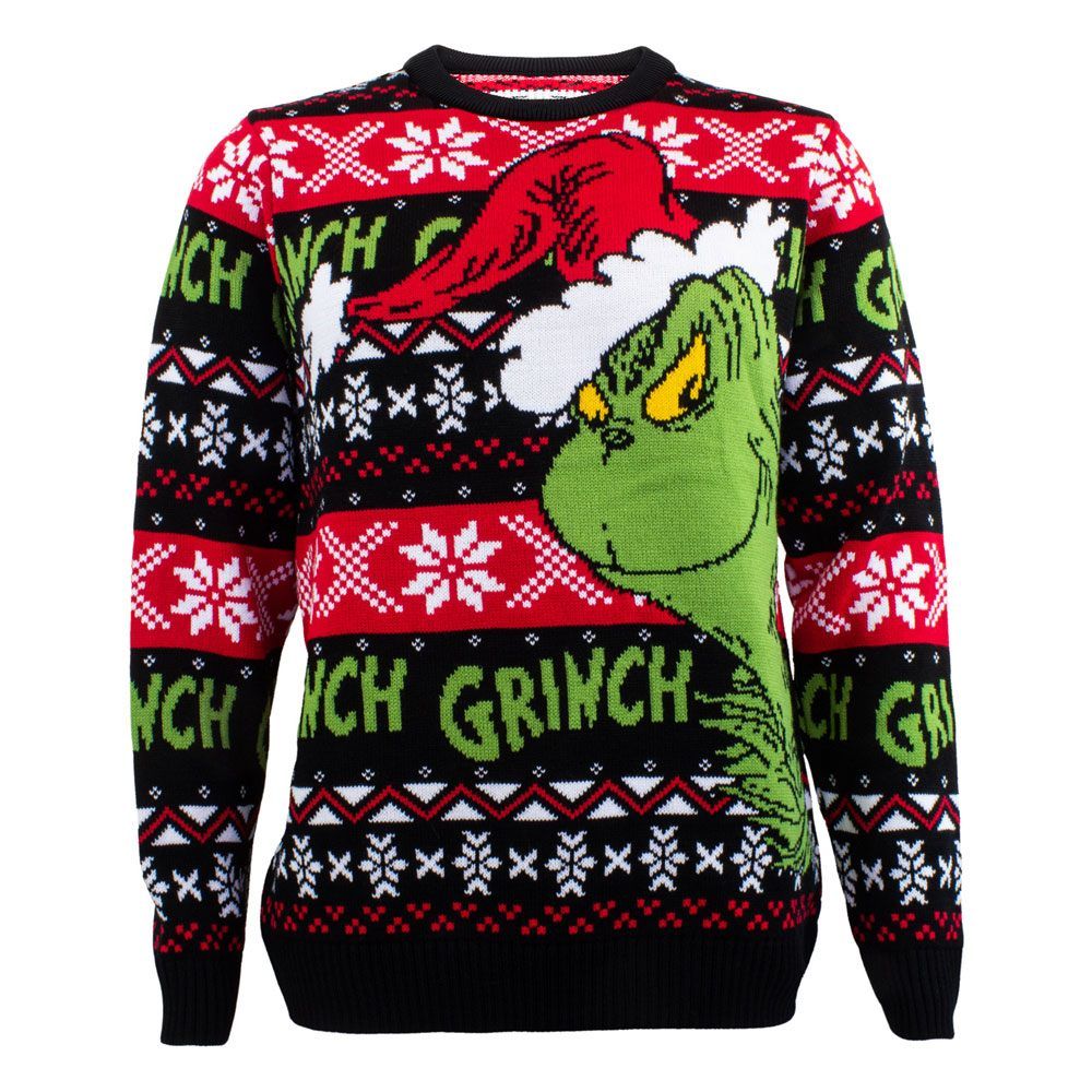 The Grinch Mikina Christmas Jumper Hat Velikost M Heroes Inc