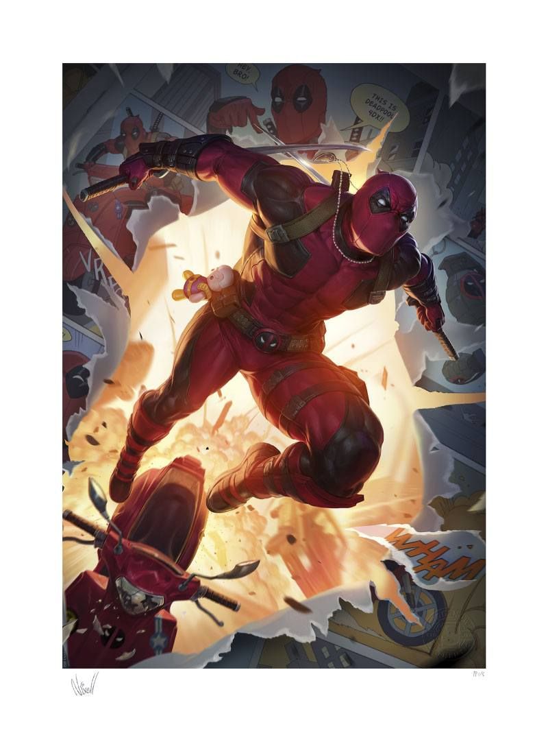 Marvel Art Print Deadpool 46 x 61 cm - unframed Sideshow Collectibles