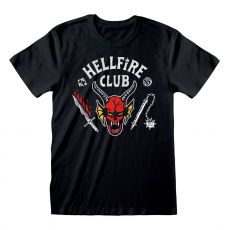 Stranger Things Tričko Hellfire Club Logo Black Velikost M