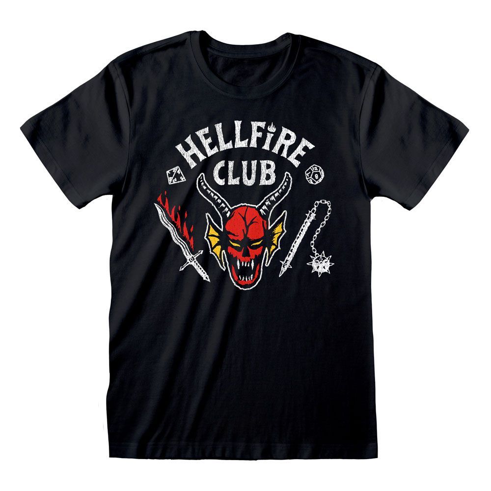 Stranger Things Tričko Hellfire Club Logo Black Velikost M Heroes Inc