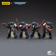 Warhammer 40k Akční Figure 4-Pack 1/18 Black Templars Army Primaris Crusader Squad 12 cm Joy Toy (CN)