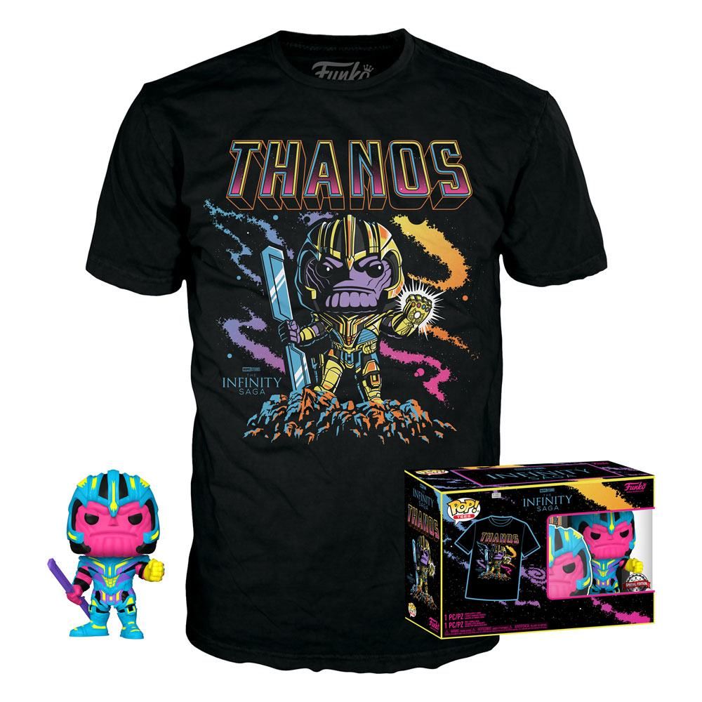 Marvel POP! & Tee Box Thanos (BKLT) Velikost L Funko