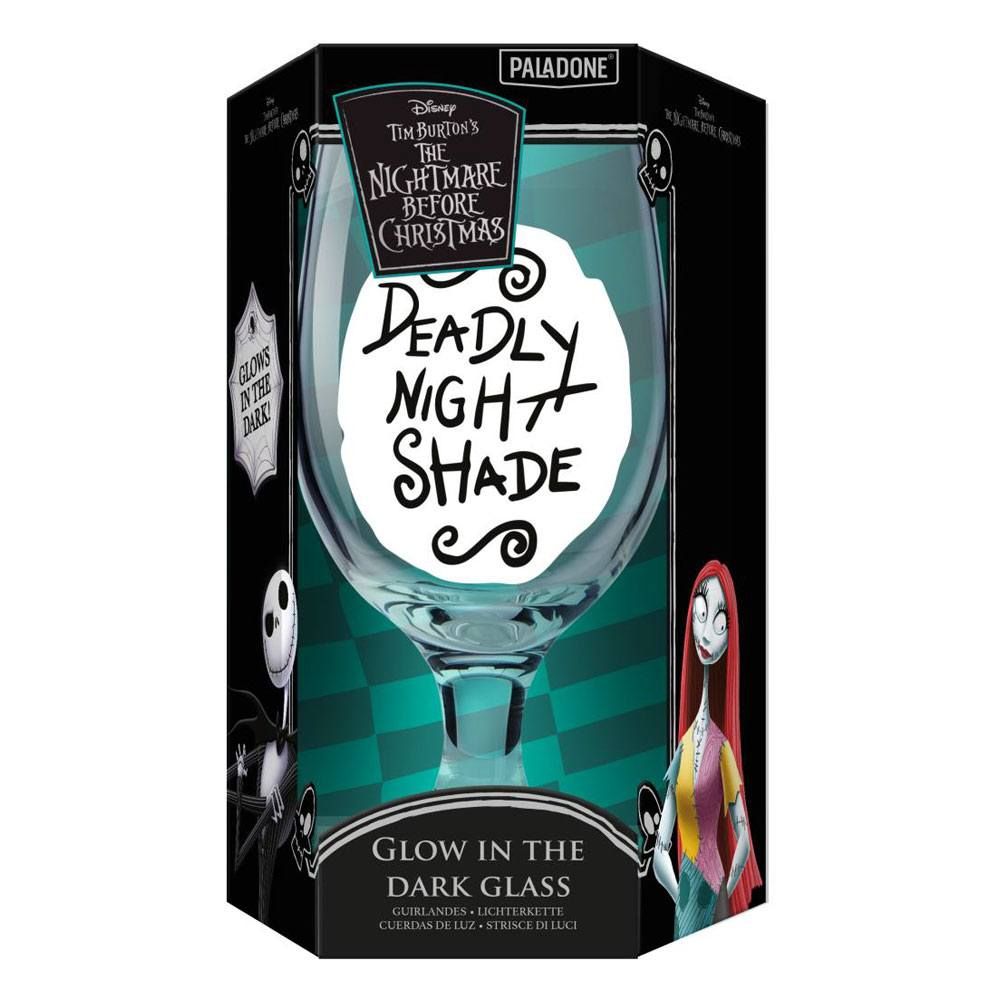 Nightmare Before Christmas Skleněná Pinta Glass Deadly Night clona na lampu Paladone Products