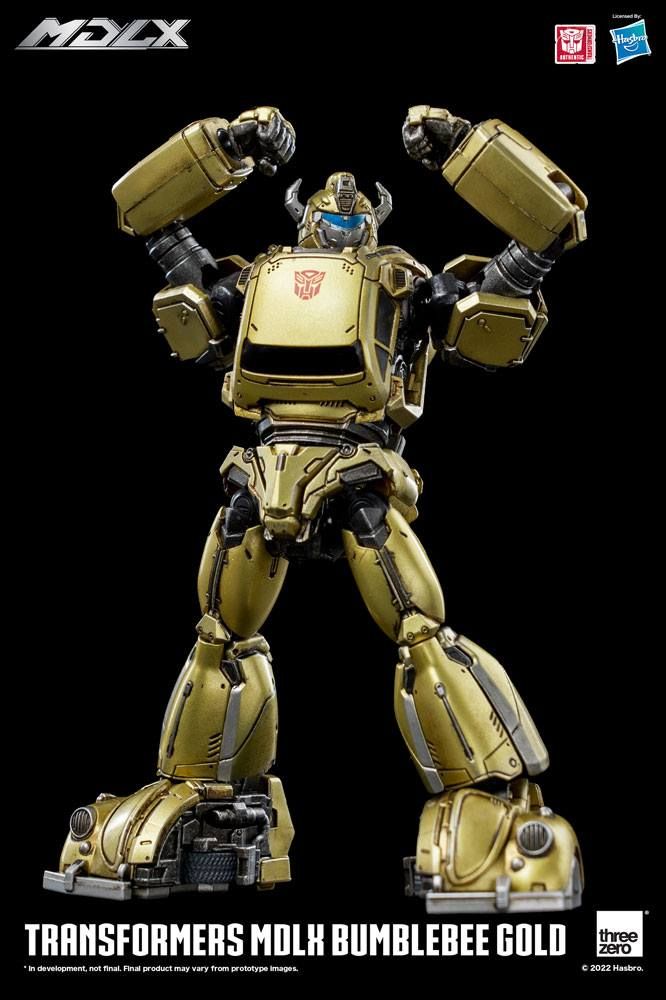 Transformers MDLX Akční Figure Bumblebee Gold Limited Edition 12 cm ThreeZero