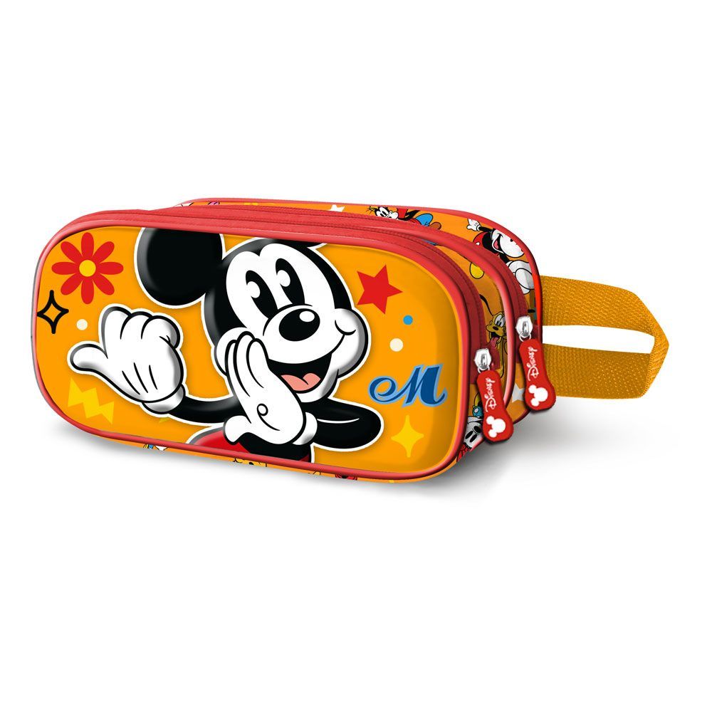 Disney Double Penál Case Mickey 3D Whisper Karactermania