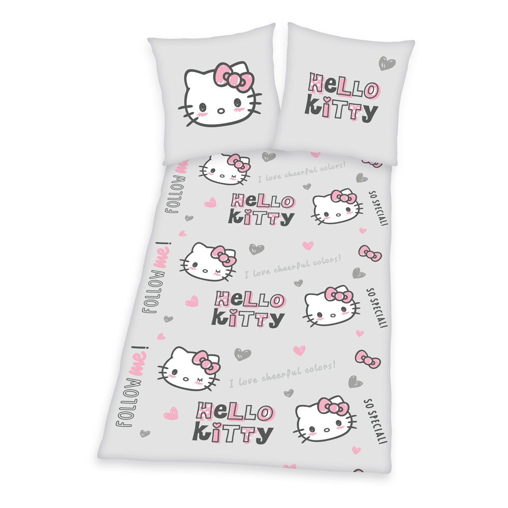 Hello Kitty Povlečení Set Follow Me! 135 x 200 cm / 80 x 80 cm Herding