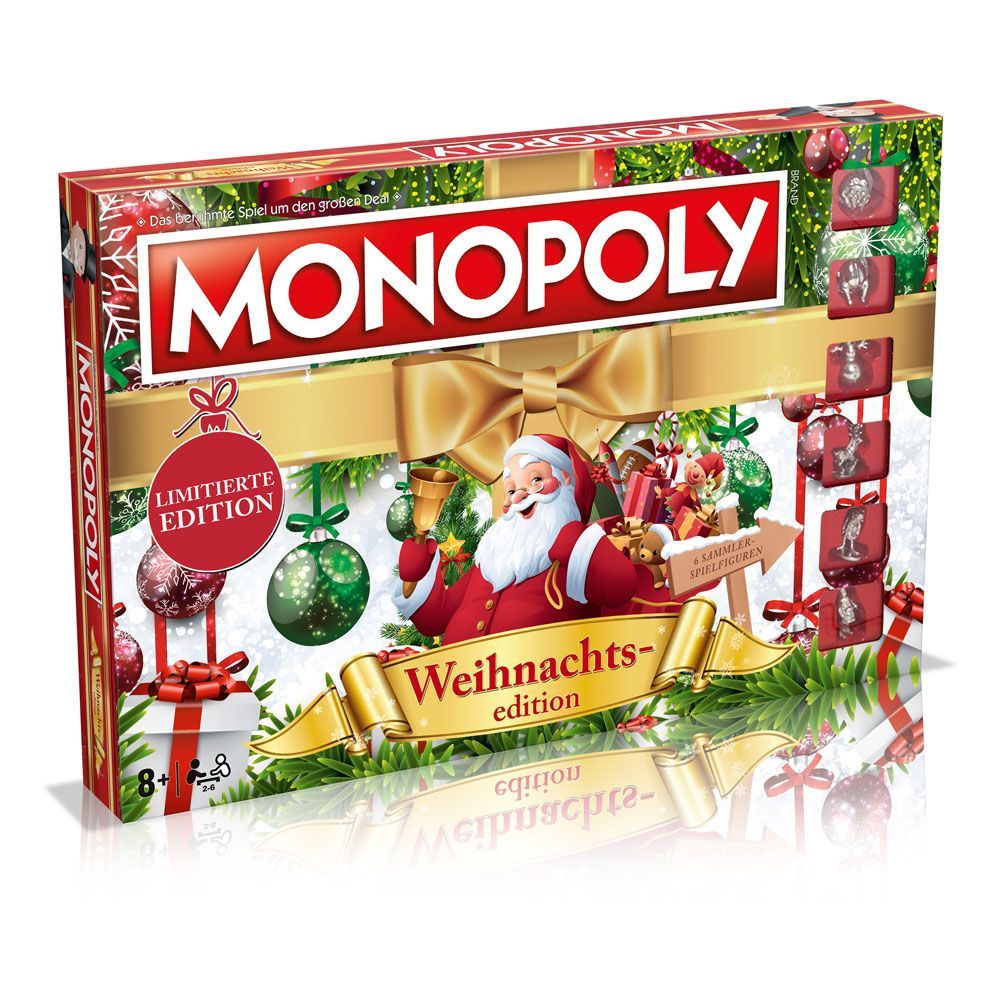 Monopoly Board Game Weihnachten Německá Verze Winning Moves