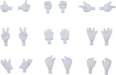 Original Character Parts for Nendoroid Doll Figures Hand Parts Set Gloves Ver. (White)