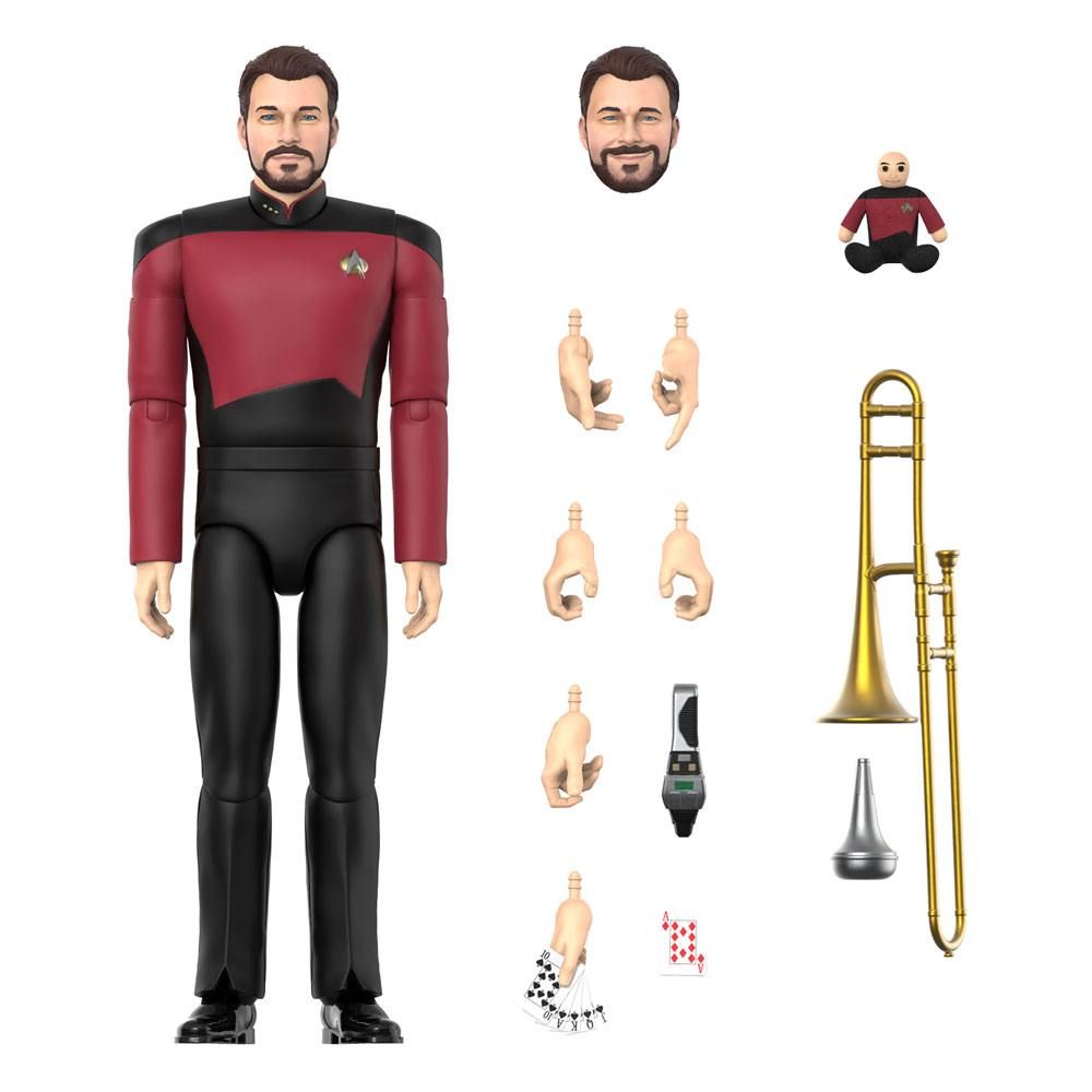 Star Trek: The Next Generation Ultimates Akční Figure Commander Riker 18 cm Super7