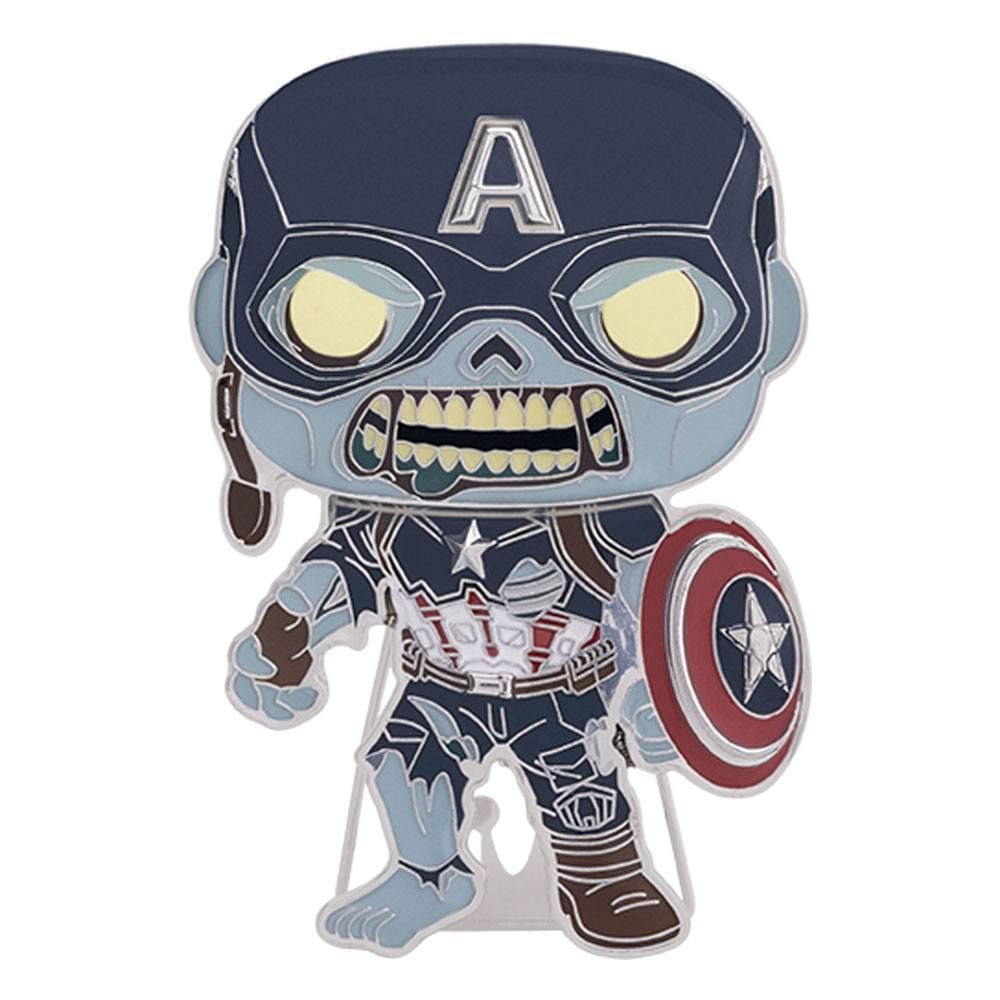 What If...? POP! Enamel Pin Zombie Captain America 10 cm Funko