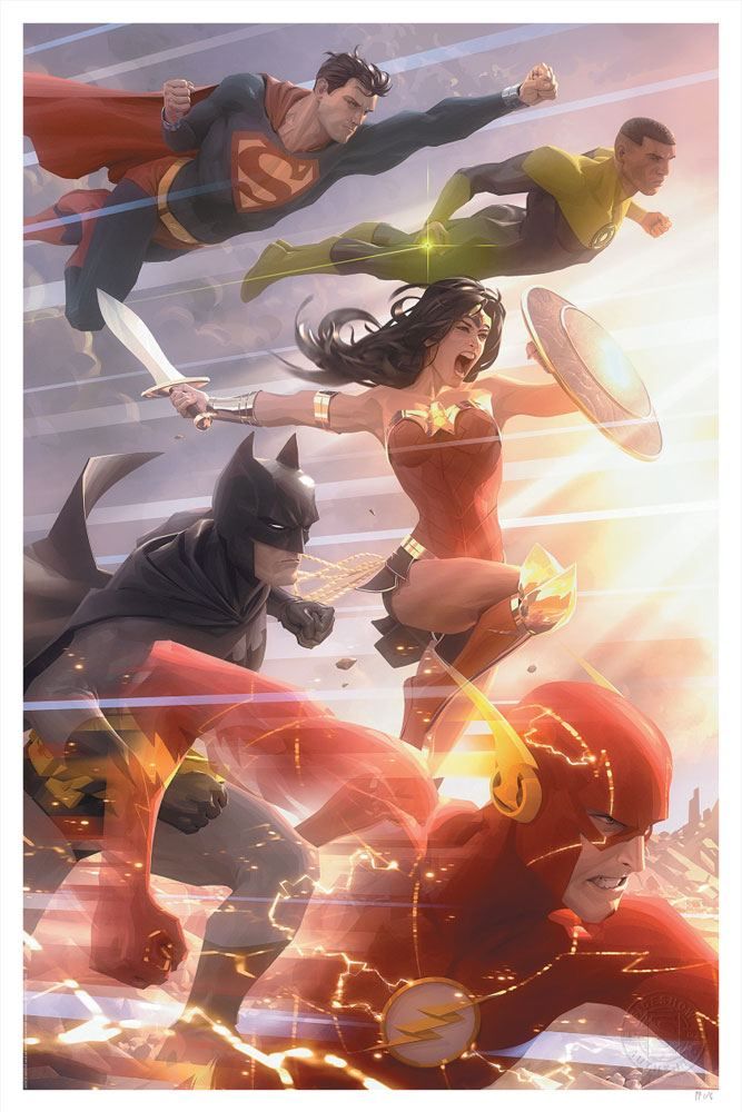 DC Comics Art Print Justice League #49 41 x 61 cm - unframed Sideshow Collectibles
