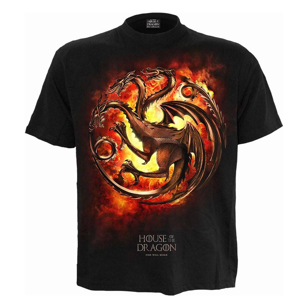 House of the Dragon Tričko Dragon Flames Velikost M Spiral Direct