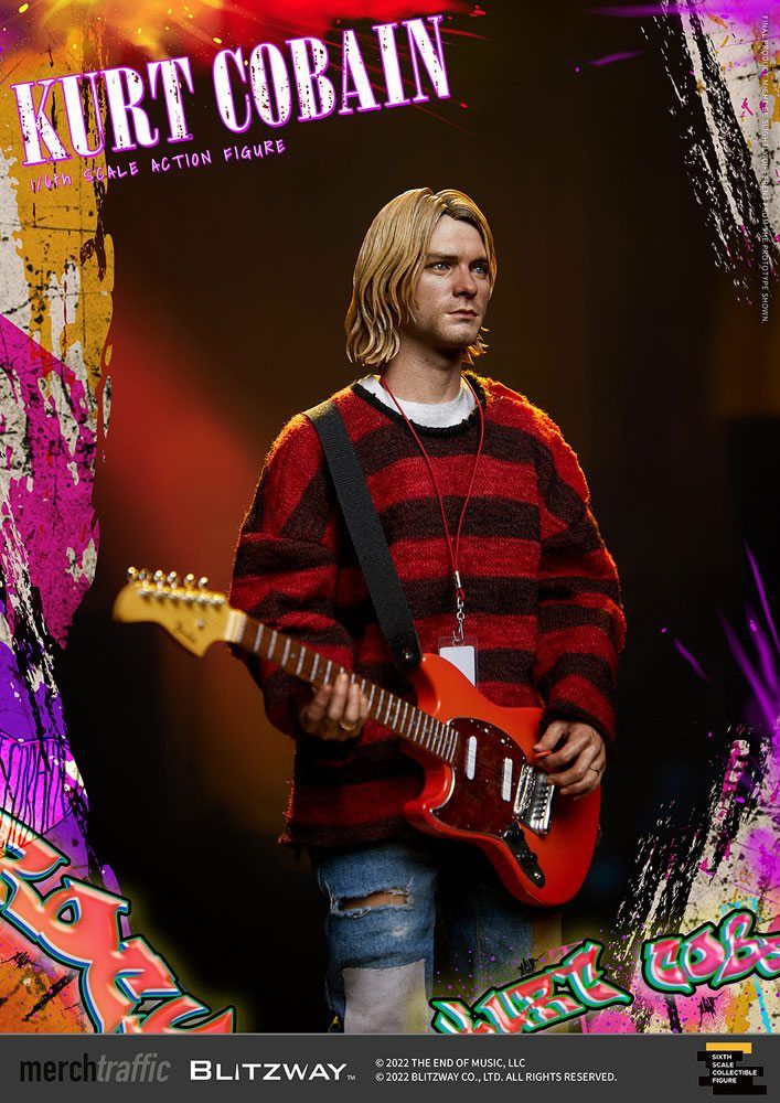 Kurt Cobain Akční Figure 1/6 On Stage 32 cm Blitzway