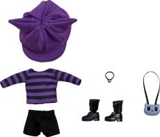 Original Character Parts for Nendoroid Doll Figures Outfit Set: Cat-Themed Outfit (Purple)