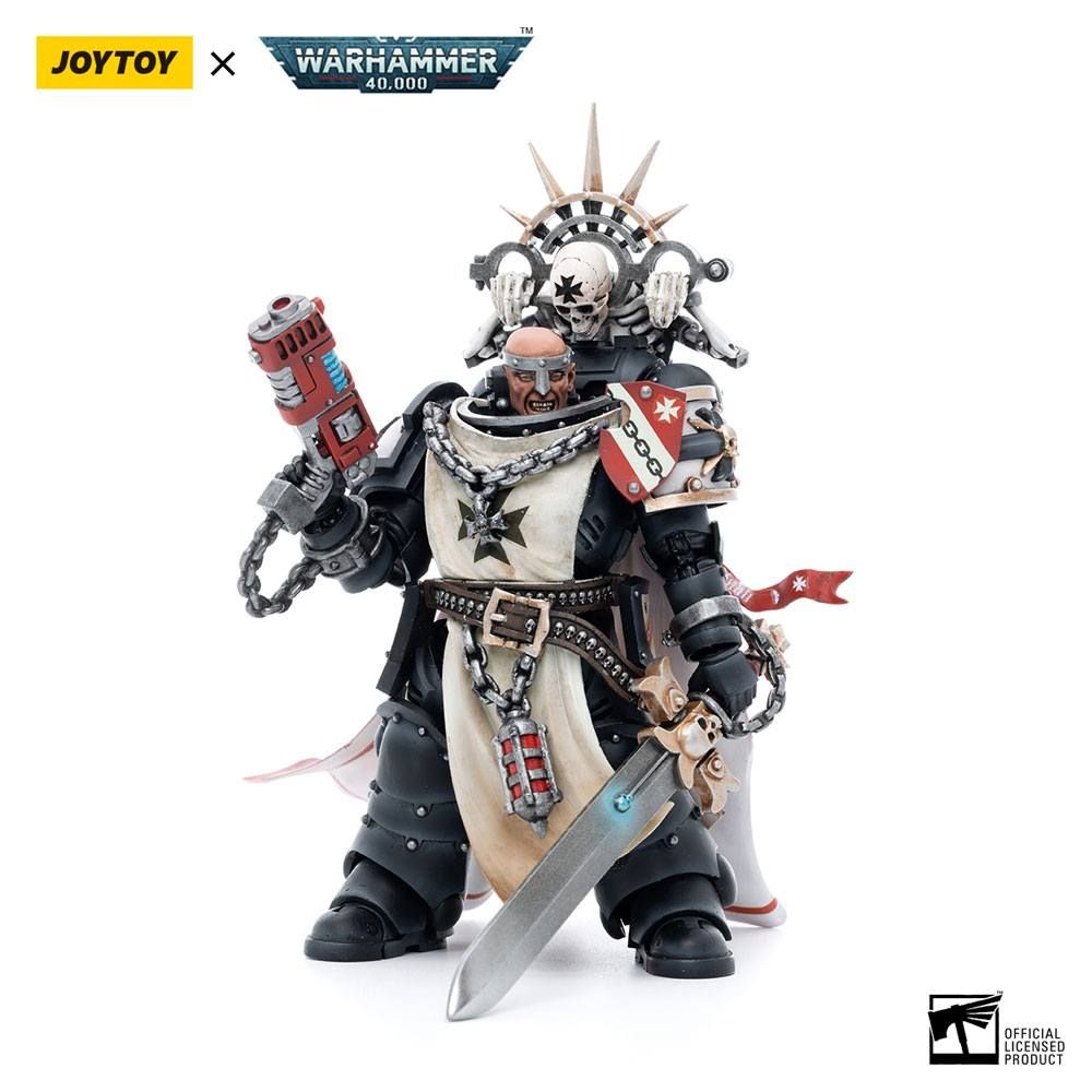 Warhammer 40k Akční Figure 1/18 Black Templars Marshal Baldeckrath 12 cm Joy Toy (CN)