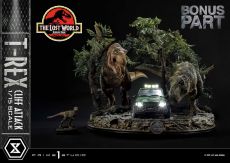 Jurassic World: The Lost World Soška 1/15 T-Rex Cliff Attack Bonus Verze 53 cm