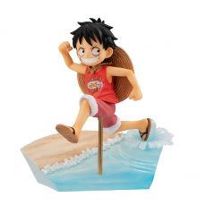 One Piece G.E.M. Series PVC Soška Monkey D. Luffy Run! Run! Run! 12 cm