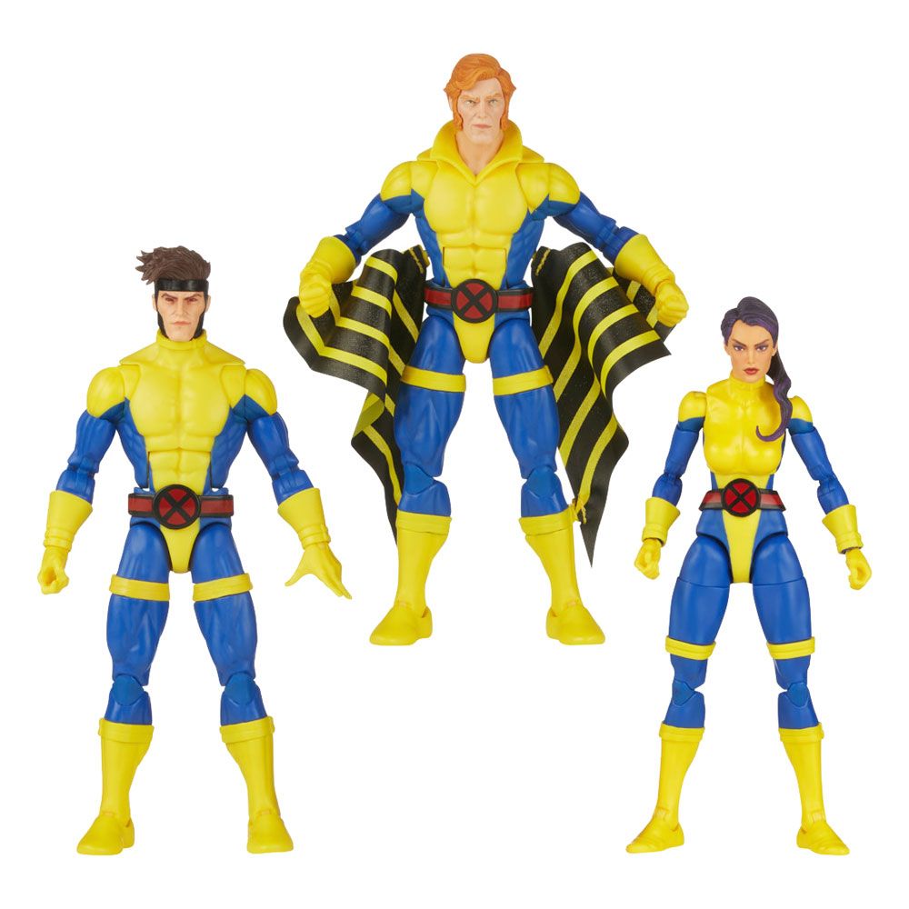 X-Men 60th Anniversary Marvel Legends Akční Figure 3-Pack Gambit, Marvel's Banshee, Psylocke 15 cm Hasbro