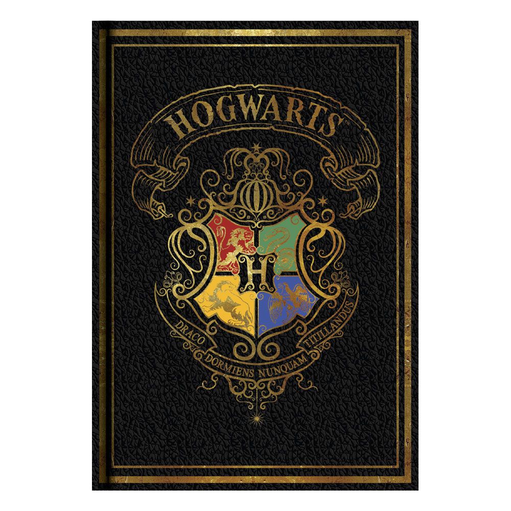Harry Potter A5 Poznámkový Blok Black Colourful Crest Case (6) Blue Sky Studios