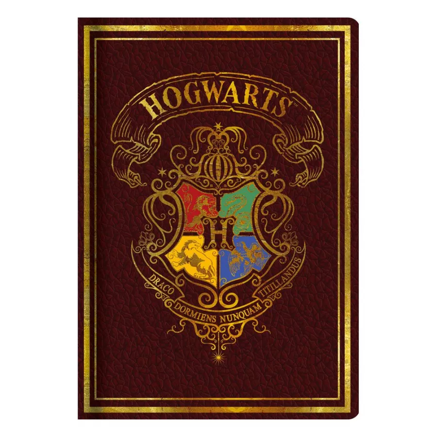 Harry Potter A5 Poznámkový Blok Red Colourful Crest Case (6) Blue Sky Studios
