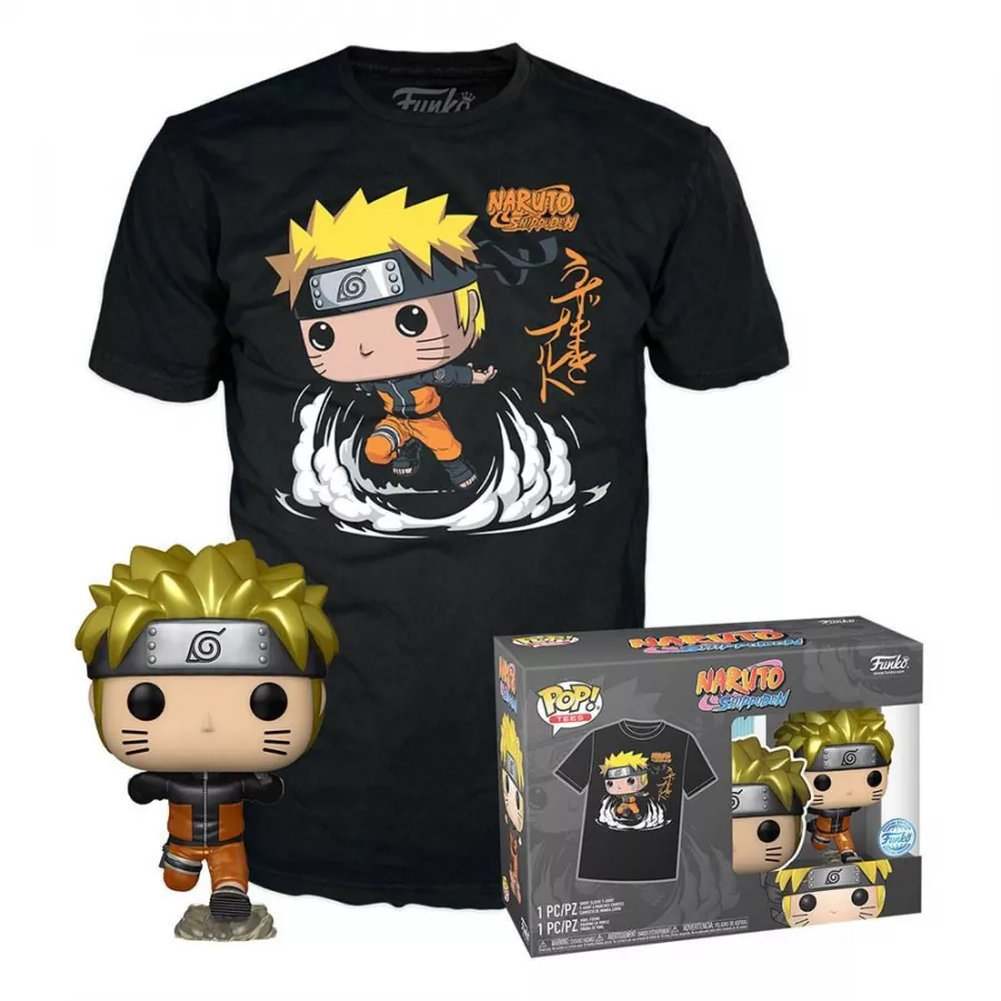 Naruto POP! & Tee Box Naruto Running Velikost M Funko