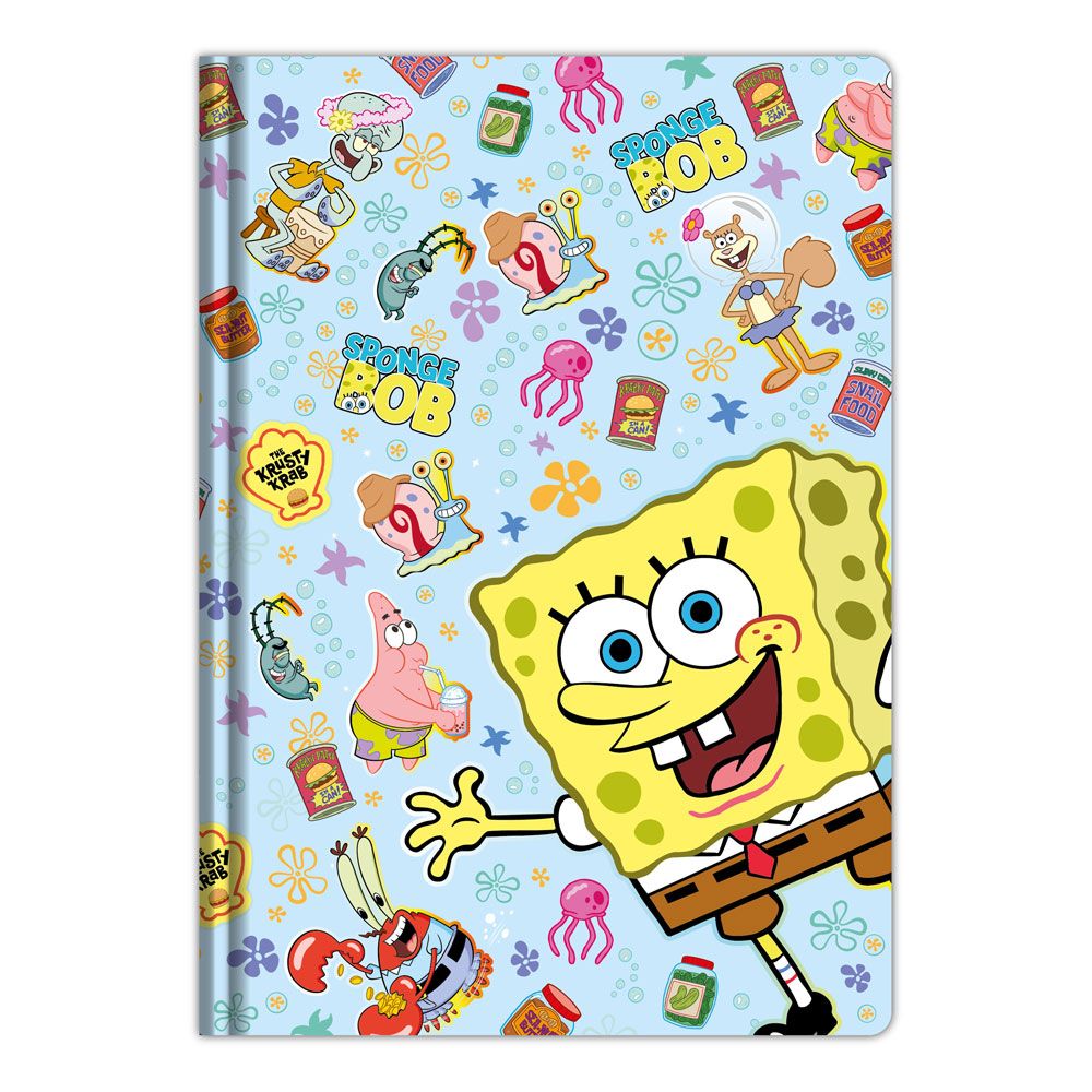 SpongeBob A5 Casebound Poznámkový Blok Icons Case (6) Blue Sky Studios