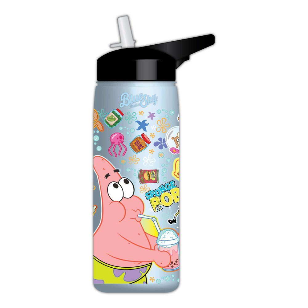 SpongeBob Flip Top Water Bottle Icons Blue Sky Studios