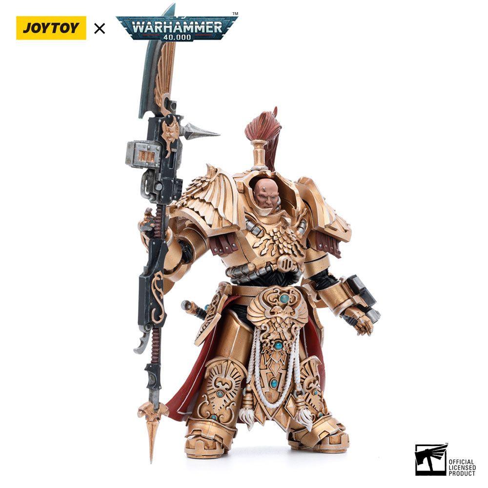 Warhammer 40k Akční Figure 1/18 Adeptus Custodes Shield-Captain in Allarus Terminator Armour Hydon Seronis 14 cm Joy Toy (CN)