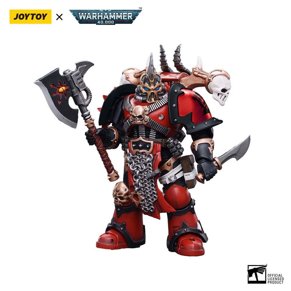 Warhammer 40k Akční Figure 1/18 Chaos Space Marines Red Corsairs Exalted Champion Gotor the Blade 12 cm Joy Toy (CN)